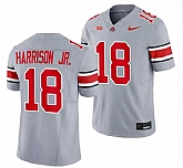 Men's Ohio State Buckeyes #18 Marvin Harrison JR. Gray 2023 F.U.S.E. Limited Stitched Jersey Dzhi,baseball caps,new era cap wholesale,wholesale hats